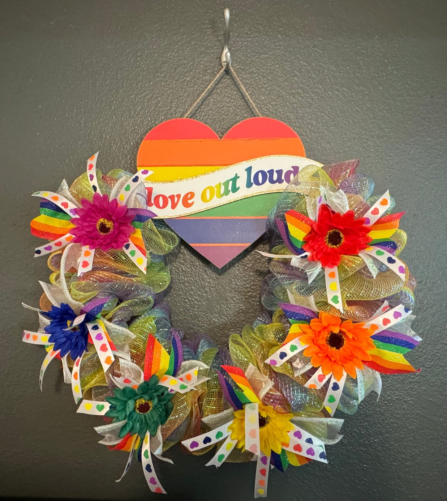 Rainbow/Pride Wreath