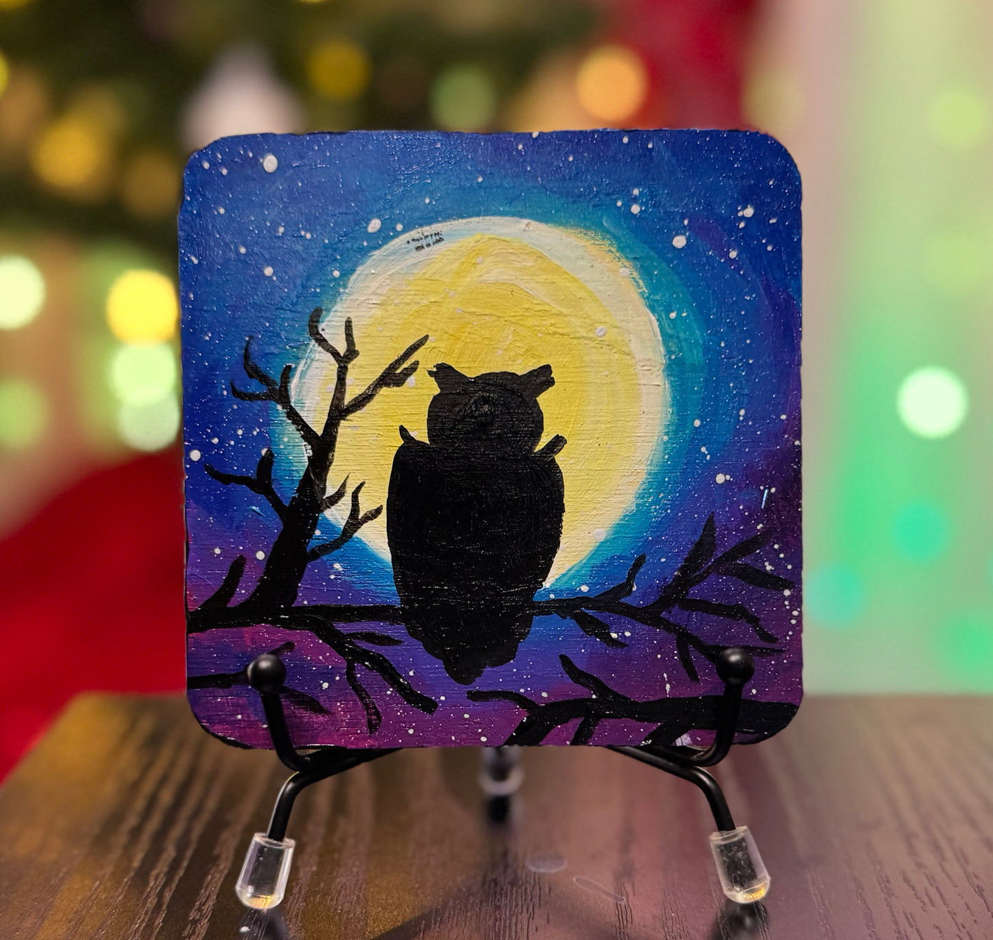Owl Silhouette Coaster #3