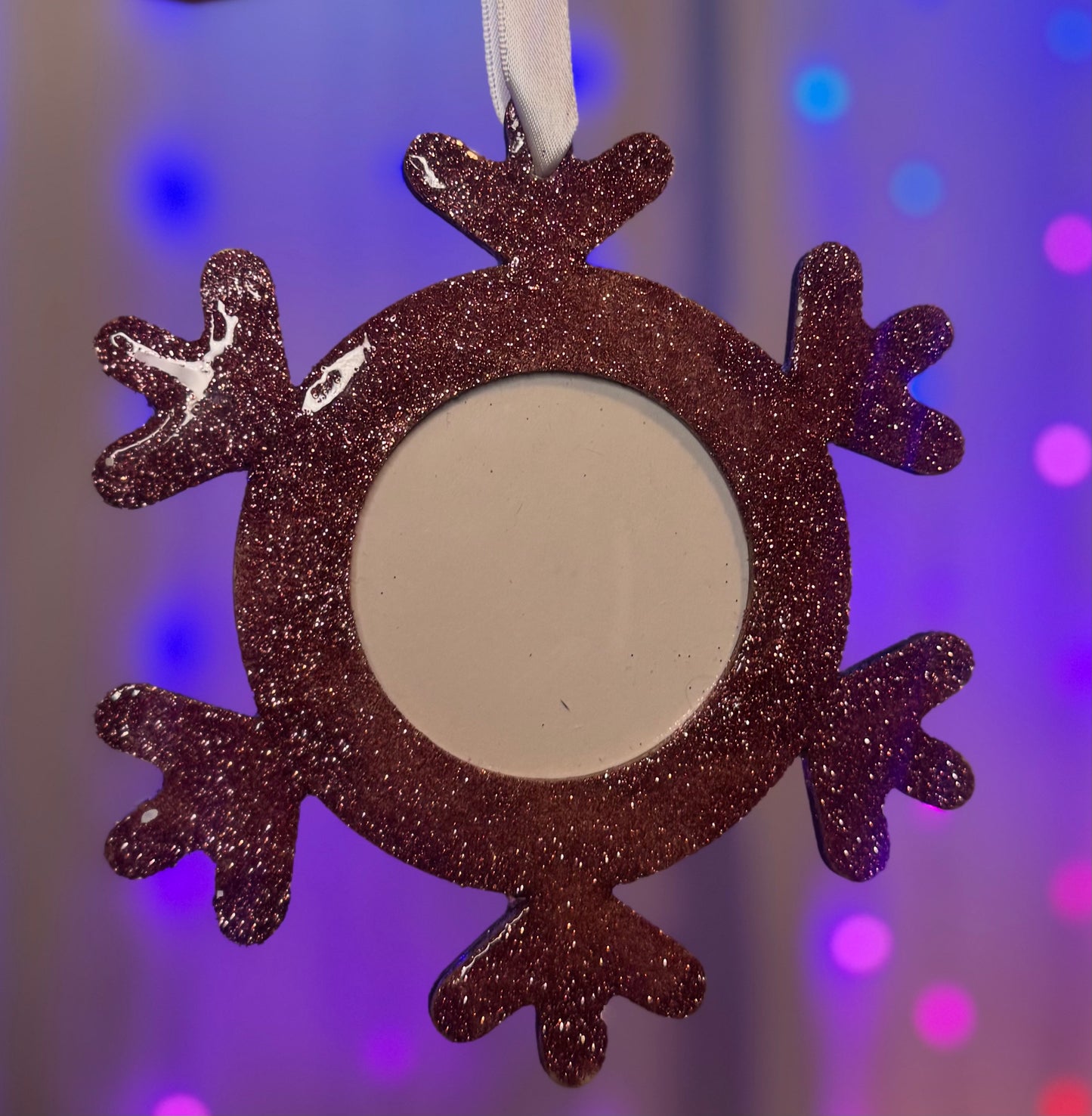 Snowflake Photo Ornament