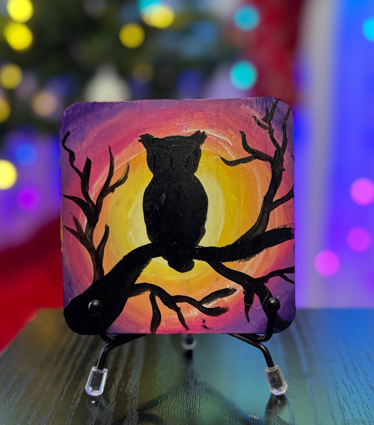 Owl Silhouette Coaster #2