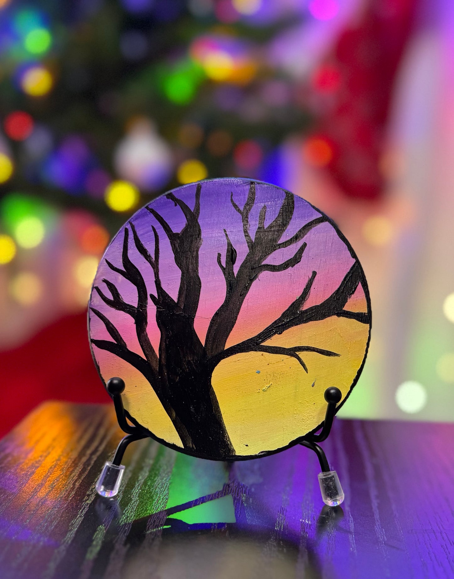 Dead Tree Sunset Silhouette