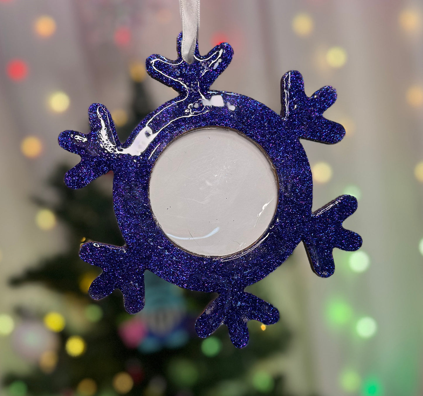 Snowflake Photo Ornament