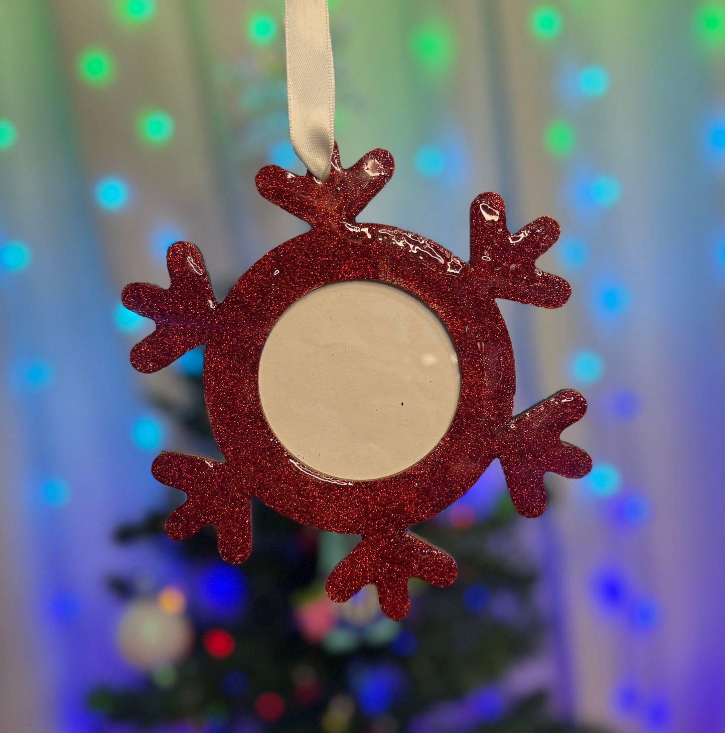 Snowflake Photo Ornament